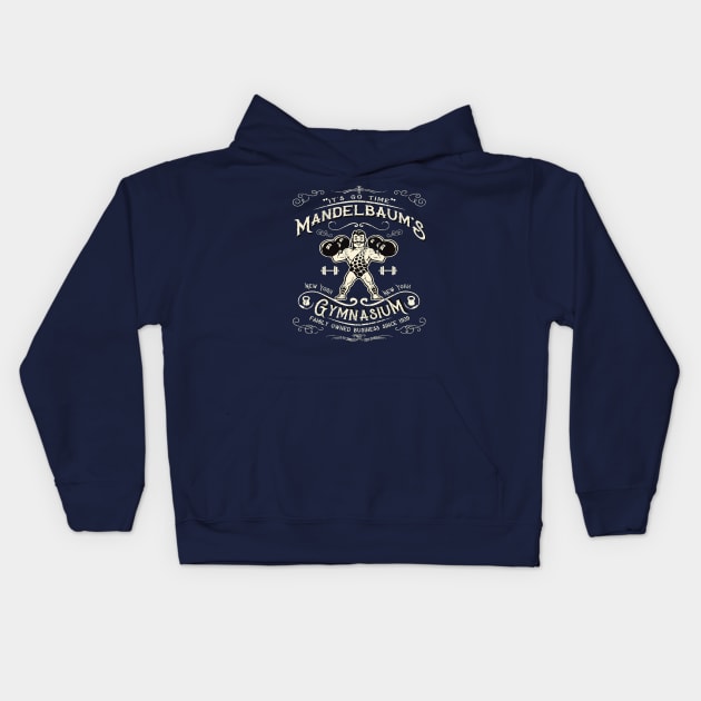 Mandelbaum's Gym It's Go Time Kids Hoodie by Alema Art